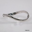 Plain Infinity Wavy Oval Bangle 6mm