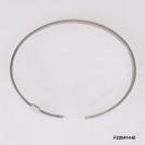 Open Schiava Cross Bangle Rectangular 4mm