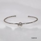 Open Wire Lucky Knot Bangle 2.2mm