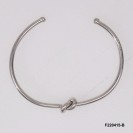 Open Wire Lucky Knot Bangle 2.2mm