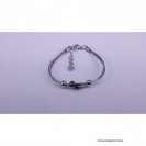 3 Round DC Omega Hematite and Round Bead with Extender B Bracelet