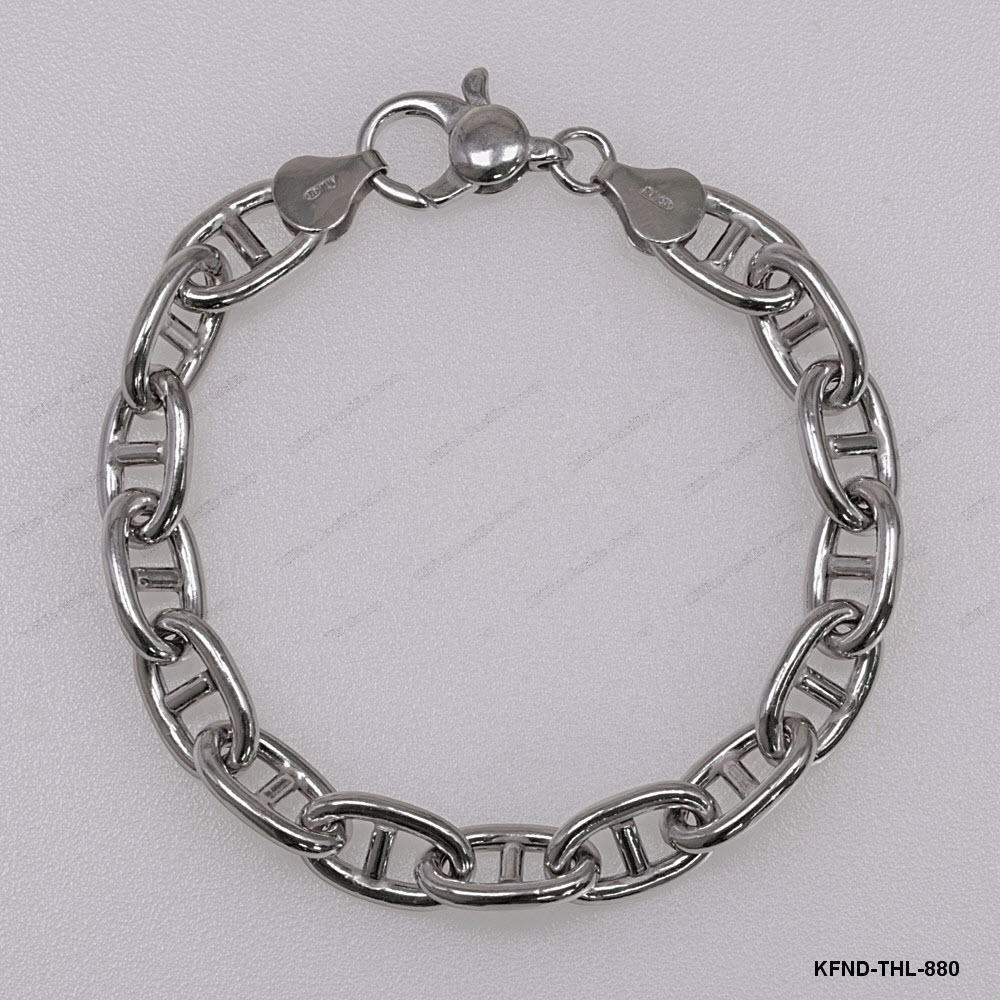 KFND-THL-220, Hollow Mariner Marina Rolo No DC 8.8mm Bracelet