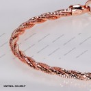 OMTW3L-130-290, 3 DC Round Omega Braided Round bangle ~2.9mm