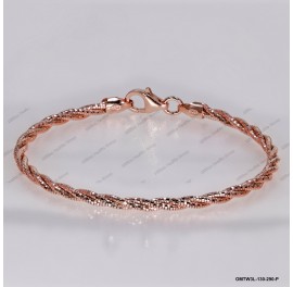 OMTW3L-130-290, 3 DC Round Omega Braided Round bangle ~2.9mm