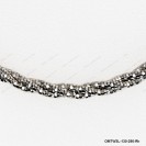 OMTW3L-130-290, 3 DC Round Omega Braided Round bangle ~2.9mm