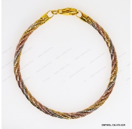 OMTW5L-130-370, 5 DC Round Omega Round Rope by line ~3.7mm Bangle