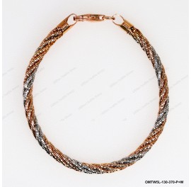 OMTW5L-130-370, 5 DC Round Omega Round Rope by line ~3.7mm Bangle