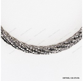 OMTW5L-130-370, 5 DC Round Omega Round Rope by line ~3.7mm Bangle