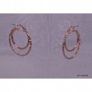 Double Ring tube DC Earring Double Hoops OD~31mm