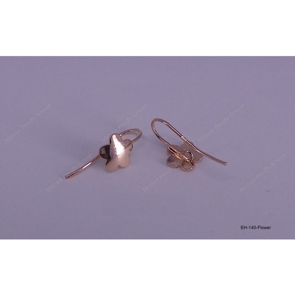 Flower Earring Wires Ear Hooks