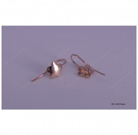 Flower Earring Wires Ear Hooks