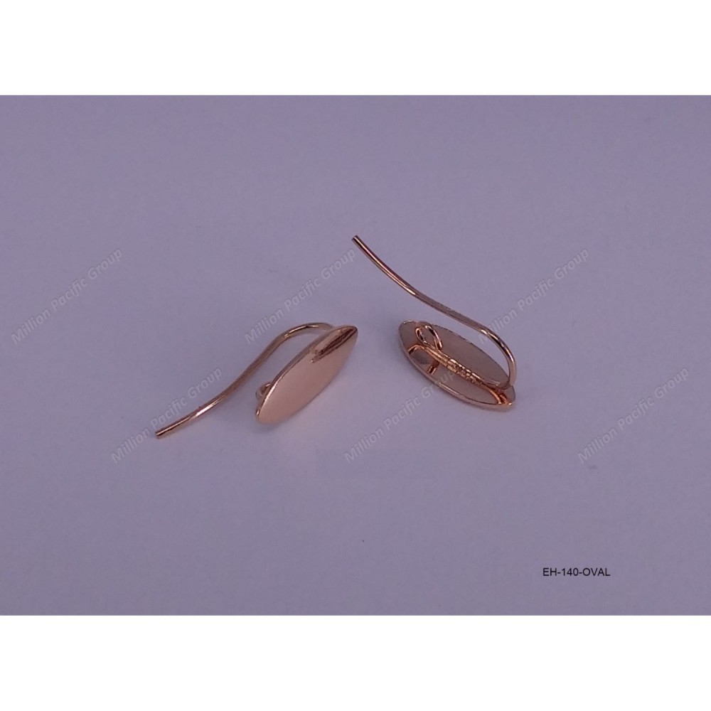 Oval Earring Wires Ear Hooks