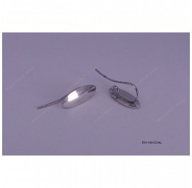 Oval Earring Wires Ear Hooks