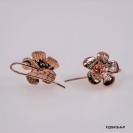 Flower Earring Wire Ear Hooks