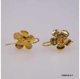 Flower Earring Wire Ear Hooks