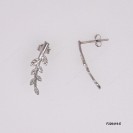 Leaves Post Earring ~25mm