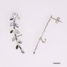 Leaves Post Earring ~40mm