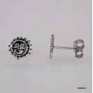 Smile Sun Ear studs ~8.7mm