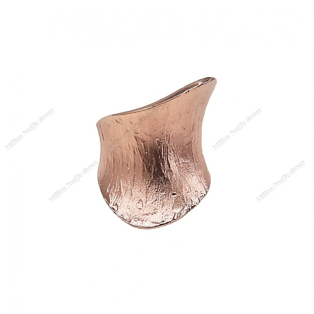 Design Casting Wavy High Ring Italian Handmade