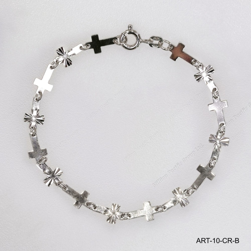 Sun DC Cross Alternating Bracelet
