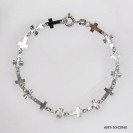 Sun DC Cross Alternating Bracelet