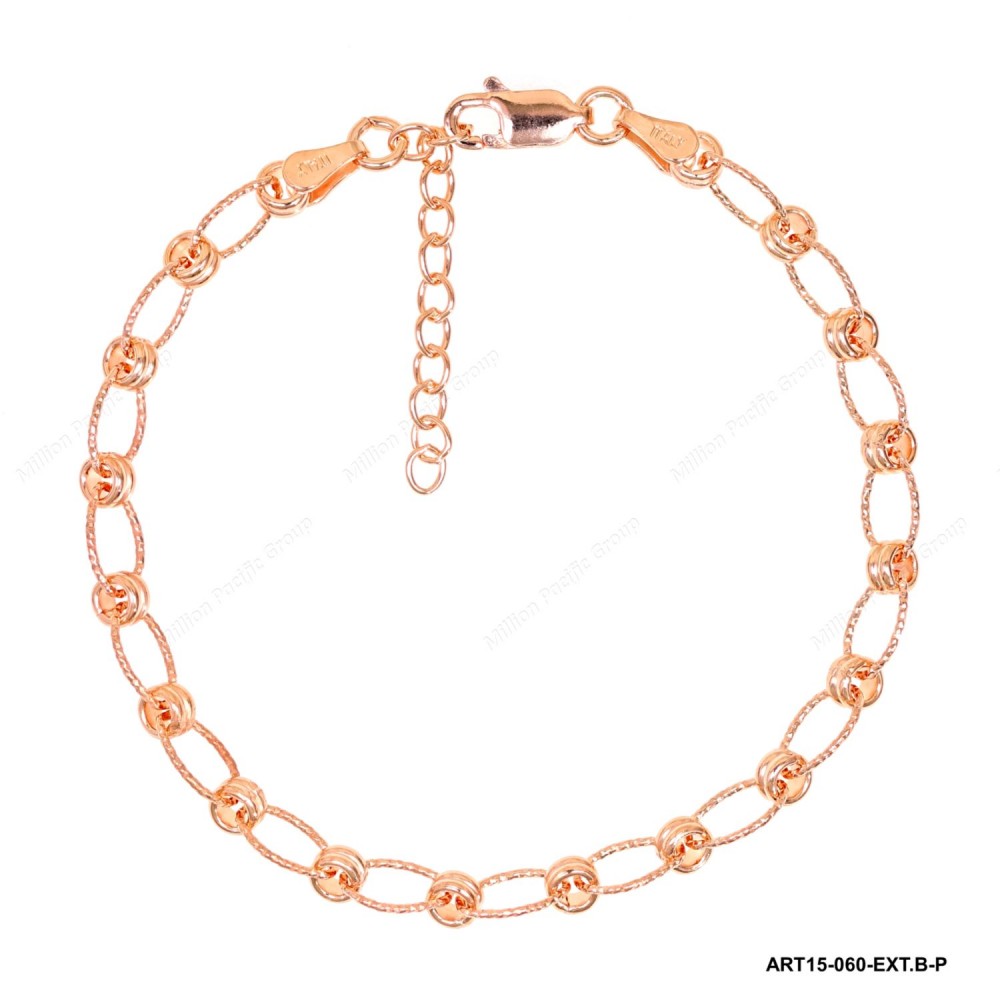 DC Oval Rolo Cable Anchor Fix Double Ring Alternating Chain