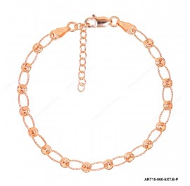 DC Oval Rolo Cable Anchor Fix Double Ring Alternating Chain