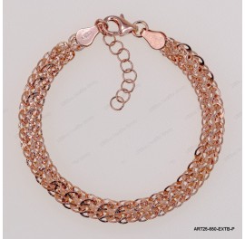 ART25-550-EXTB-P, Sparkling Fancy Adjustable Bracelet ~5.5mm