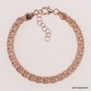 ART27-500-EXTB-P, Sparkling Fancy Square Adjustable Bracelet ~5mm