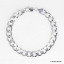 Both side Concave Curb 6DC Man Bracelet Necklace ~9.20mm