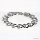 Both side Concave Curb 6DC Man Bracelet Necklace ~14.80mm