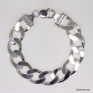 Curb 2 side Diamond Cut Man Bracelet Necklace