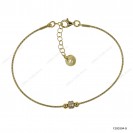 DC Omega with Casting CZ Elements Adjustable Bracelet