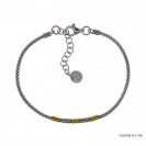 Popcorn KOREAN Chain design with Tube Adjustable Bracelet