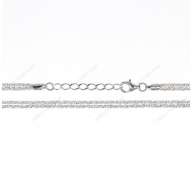 Sparkling Double Rock / Margherita Chain with Extender Bracelet