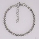 F220484, Round 4mm Beads Adjustable Bracelet Anklet Necklace