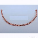 Round 4mm Slash Cut Beads Adjustable Bracelet