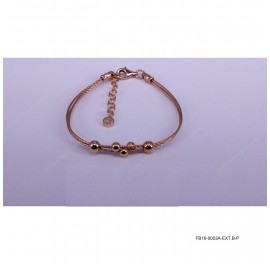 3 Round DC Omega Moon DC and Round Beads with Extender B Bracelet
