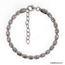 PLBRMN-040, Barrel Moon Beads Necklace and Bracelet Adjustable Bracelet ~4mm