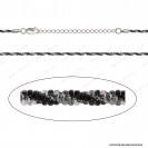 ROCDTW-040-200-EXTB-RUS, ROCDTW, ROCK Margherita D/C Twisted Two tones, Adjsutable  ~2mm