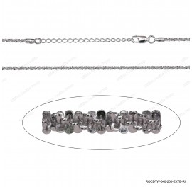 ROCDTW-040-200-EXTB-RUS, ROCDTW, ROCK Margherita D/C Twisted, Adjsutable  ~2mm