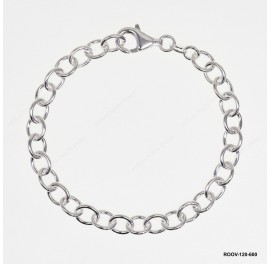 Oval Rolo Cable Anchor Bracelet DIY Charm Bracelet Tiffany Chain