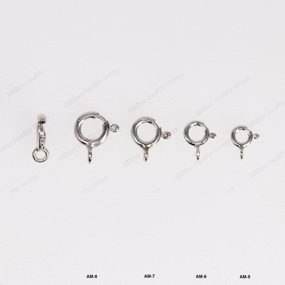 Spring Ring with Cross Open End Ring