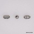 Hammered Oval Beads ~5x8mm