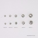 Round Bead Slash Cut Two holes