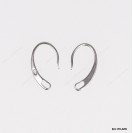 American Ear Wire Earring Hook ~17mm Open Ring