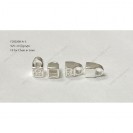 M039C-300 Square Casting End Cap Fit for 3mm Square chain