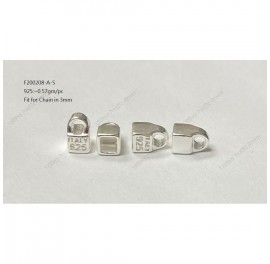 M039C-300 Square Casting End Cap Fit for 3mm Square chain