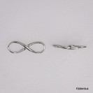 Infinity for Bracelet Necklace Earring Pendant DIY ~6.6x20.4mm