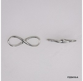 Infinity for Bracelet Necklace Earring Pendant DIY ~6.6x20.4mm